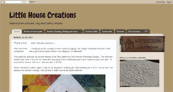 Desktop Screenshot of littlehousecreations.blogspot.com