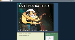 Desktop Screenshot of osfilhosdaterra.blogspot.com