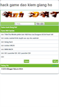 Mobile Screenshot of gamedaokiemgianghohack.blogspot.com