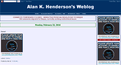 Desktop Screenshot of alankhenderson.blogspot.com