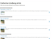 Tablet Screenshot of catherinelindbergartist.blogspot.com