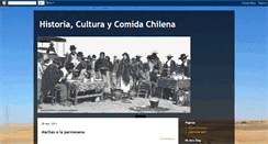Desktop Screenshot of hccomidachilena.blogspot.com