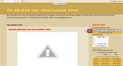 Desktop Screenshot of dulang-emas.blogspot.com