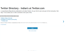 Tablet Screenshot of indian-twitter.blogspot.com