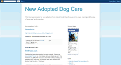 Desktop Screenshot of newdoginfo.blogspot.com