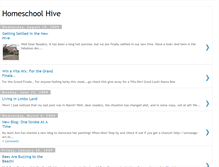 Tablet Screenshot of homeschoolhive.blogspot.com