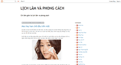 Desktop Screenshot of lichlamvaphongcach.blogspot.com