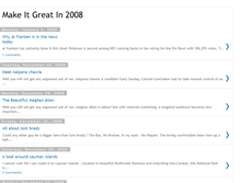 Tablet Screenshot of makeitgreatin2008.blogspot.com