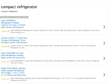 Tablet Screenshot of finestcompactrefrigeratorreviewed.blogspot.com
