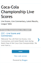 Mobile Screenshot of championshiplivescores.blogspot.com