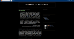 Desktop Screenshot of desarrollo-academico.blogspot.com