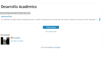 Tablet Screenshot of desarrollo-academico.blogspot.com