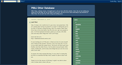 Desktop Screenshot of pbjotterdatabase.blogspot.com