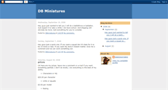 Desktop Screenshot of dbminiatures.blogspot.com