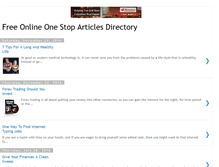 Tablet Screenshot of onestop-articles.blogspot.com