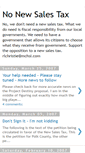 Mobile Screenshot of nonewsalestax.blogspot.com
