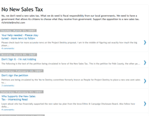 Tablet Screenshot of nonewsalestax.blogspot.com