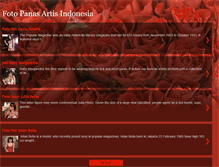 Tablet Screenshot of fotopanasartisindonesia011.blogspot.com