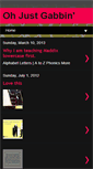 Mobile Screenshot of ohjustgabbin.blogspot.com
