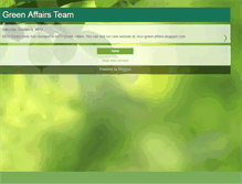 Tablet Screenshot of green-unity.blogspot.com