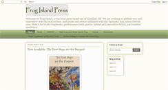 Desktop Screenshot of frogislandpress.blogspot.com