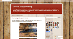 Desktop Screenshot of modernwoodworking.blogspot.com