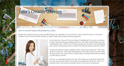 Desktop Screenshot of juliescreativetherapy.blogspot.com