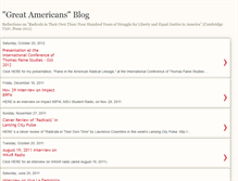 Tablet Screenshot of greatamericansblog.blogspot.com
