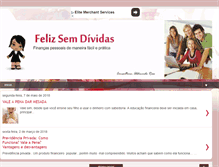 Tablet Screenshot of felizsemdividas.blogspot.com