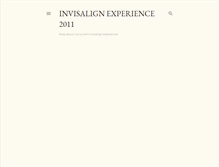 Tablet Screenshot of invisalign2010.blogspot.com