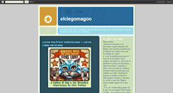 Desktop Screenshot of elciegomagoo.blogspot.com