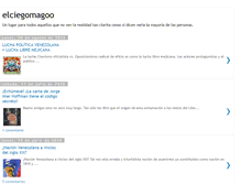 Tablet Screenshot of elciegomagoo.blogspot.com