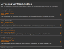 Tablet Screenshot of golfcoachingdevelopment.blogspot.com