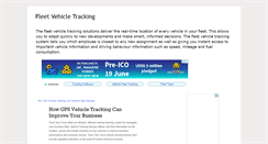 Desktop Screenshot of fleet-vehicle-tracking1.blogspot.com