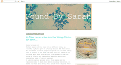 Desktop Screenshot of foundby-sarah.blogspot.com