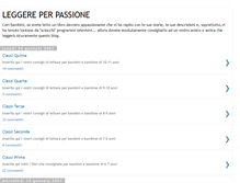 Tablet Screenshot of leggereperpassione.blogspot.com
