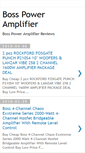 Mobile Screenshot of boss-amplifier.blogspot.com