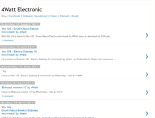 Tablet Screenshot of 4watt-electronic.blogspot.com