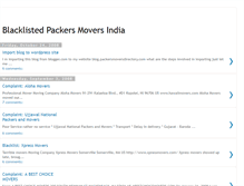Tablet Screenshot of blacklistedpackersmovers.blogspot.com