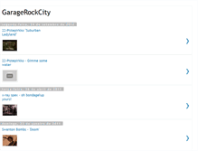 Tablet Screenshot of garagerockcity.blogspot.com