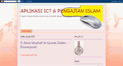 Desktop Screenshot of aplikasi-ict.blogspot.com