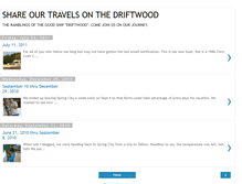 Tablet Screenshot of driftwoodontheriver.blogspot.com