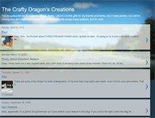 Tablet Screenshot of craftydragonscreations.blogspot.com