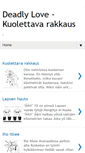 Mobile Screenshot of deadlylove-tiinajaaskelainen.blogspot.com