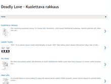 Tablet Screenshot of deadlylove-tiinajaaskelainen.blogspot.com