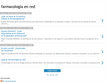 Tablet Screenshot of farmacologiaenred.blogspot.com