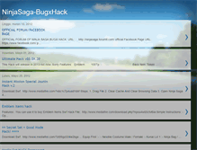 Tablet Screenshot of ninjasaga-bugxhack.blogspot.com