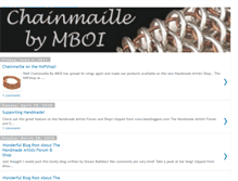 Tablet Screenshot of chainmaillebymboi.blogspot.com