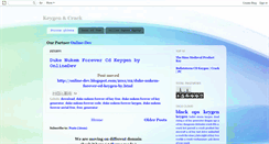 Desktop Screenshot of keygen-crack.blogspot.com