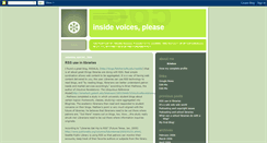 Desktop Screenshot of insidevoicesplease.blogspot.com